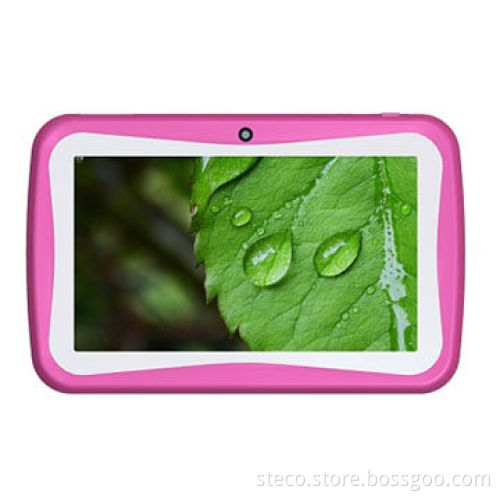 7" RK3026 kid's tablet with rubble oil coating for back case and different colors